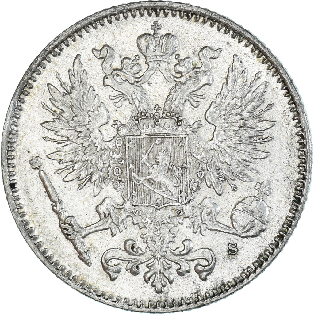 Münze, Finnland, Nicholas II, 50 Penniä, 1914, Helsinki, VZ, Silber, KM:2.2