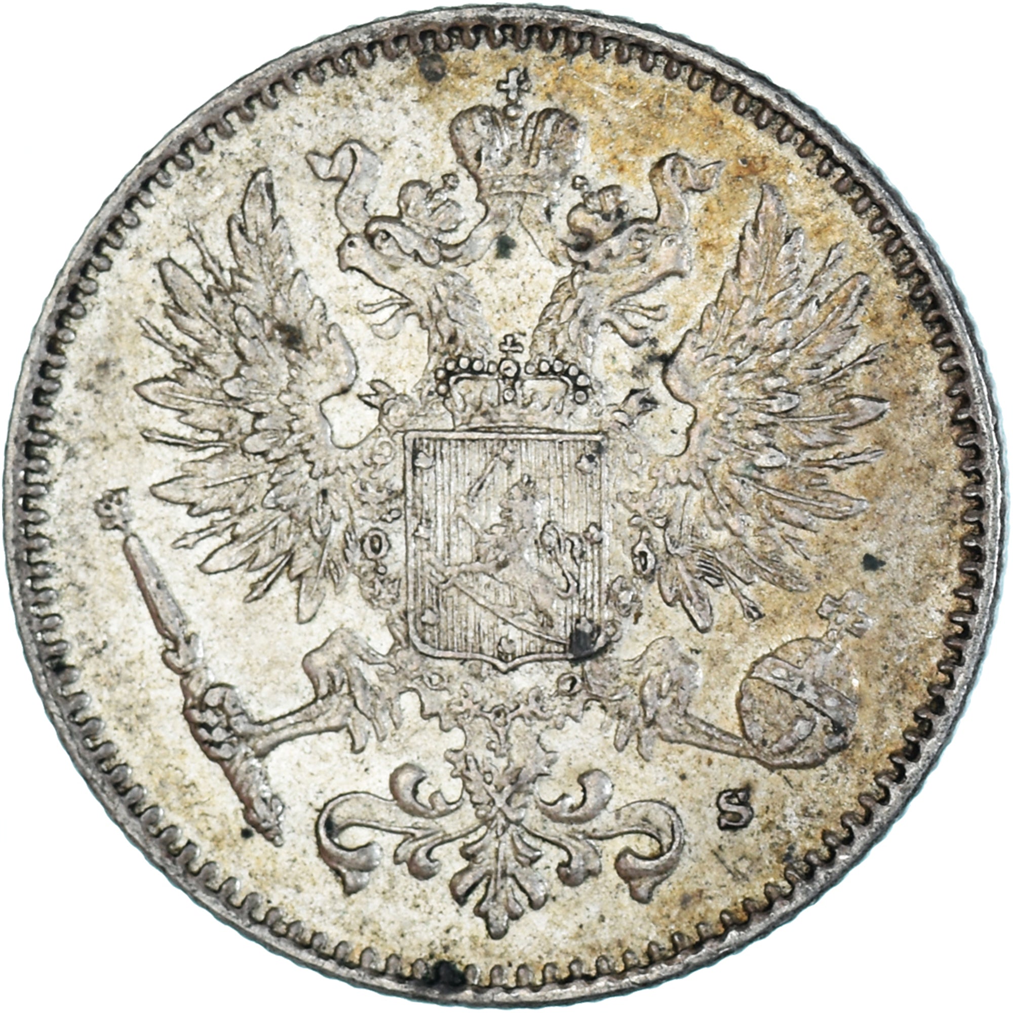 Münze, Finnland, Nicholas II, 50 Penniä, 1915, Helsinki, VZ, Silber, KM:2.2