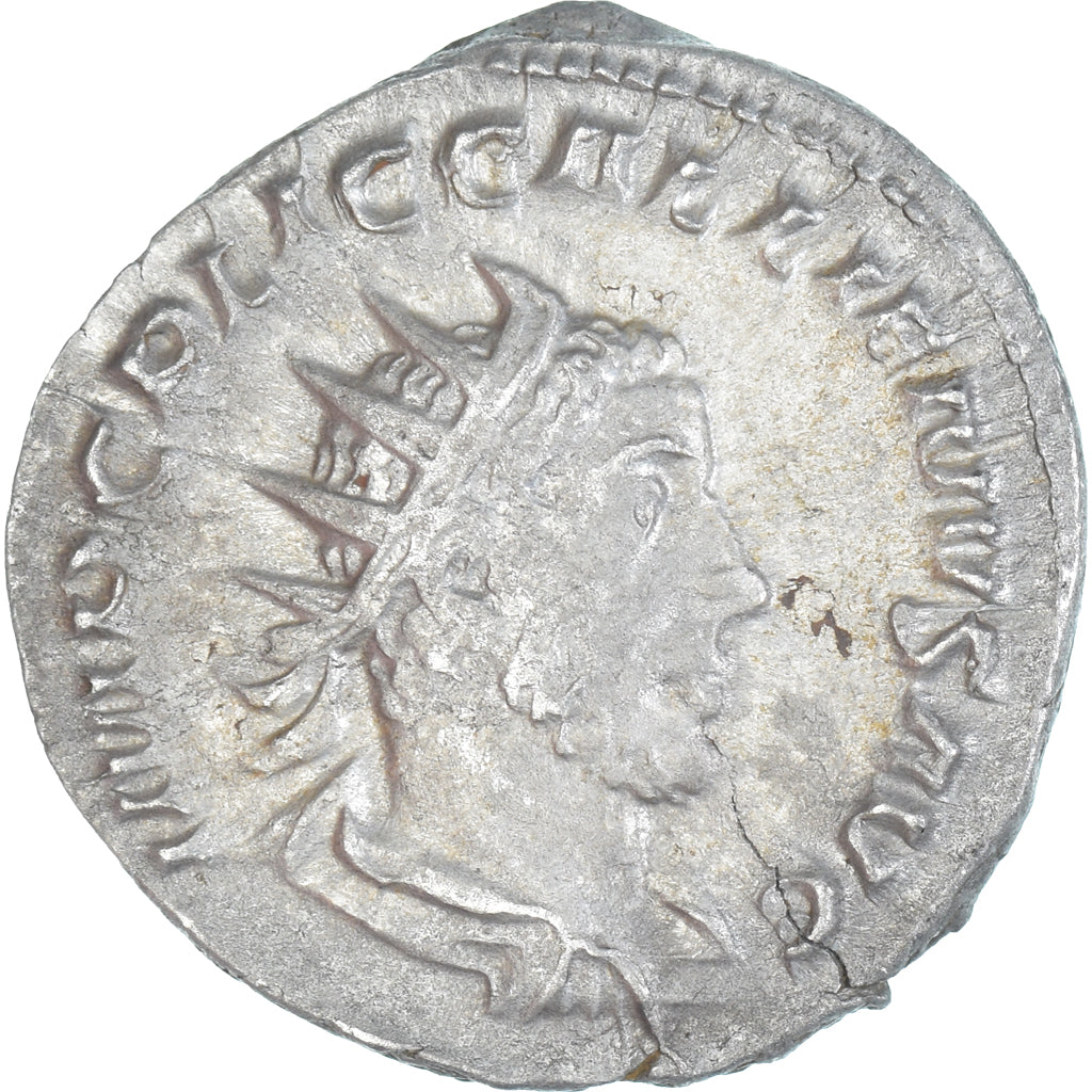 Moneda, Gallienus, Antoninianus, 258-259, Rome, BC+, Vellón, RIC:131