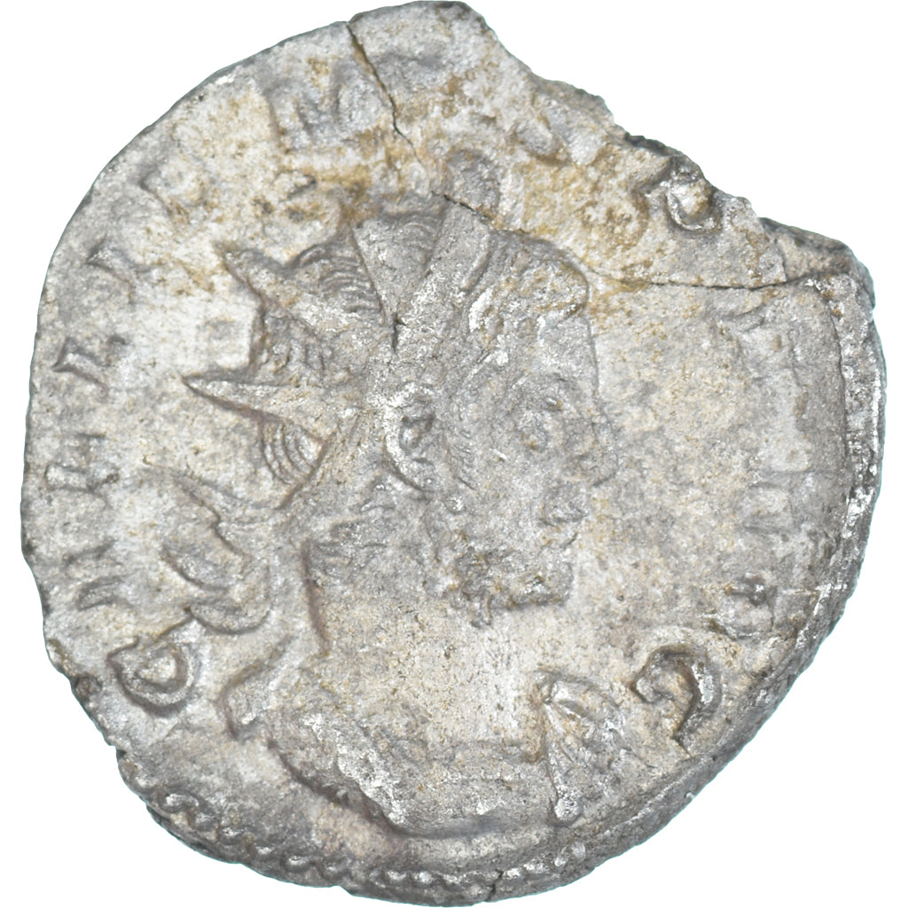 Coin, Gallienus, Antoninianus, 258-259, Lugdunum, VF(20-25), Billon, RIC:10