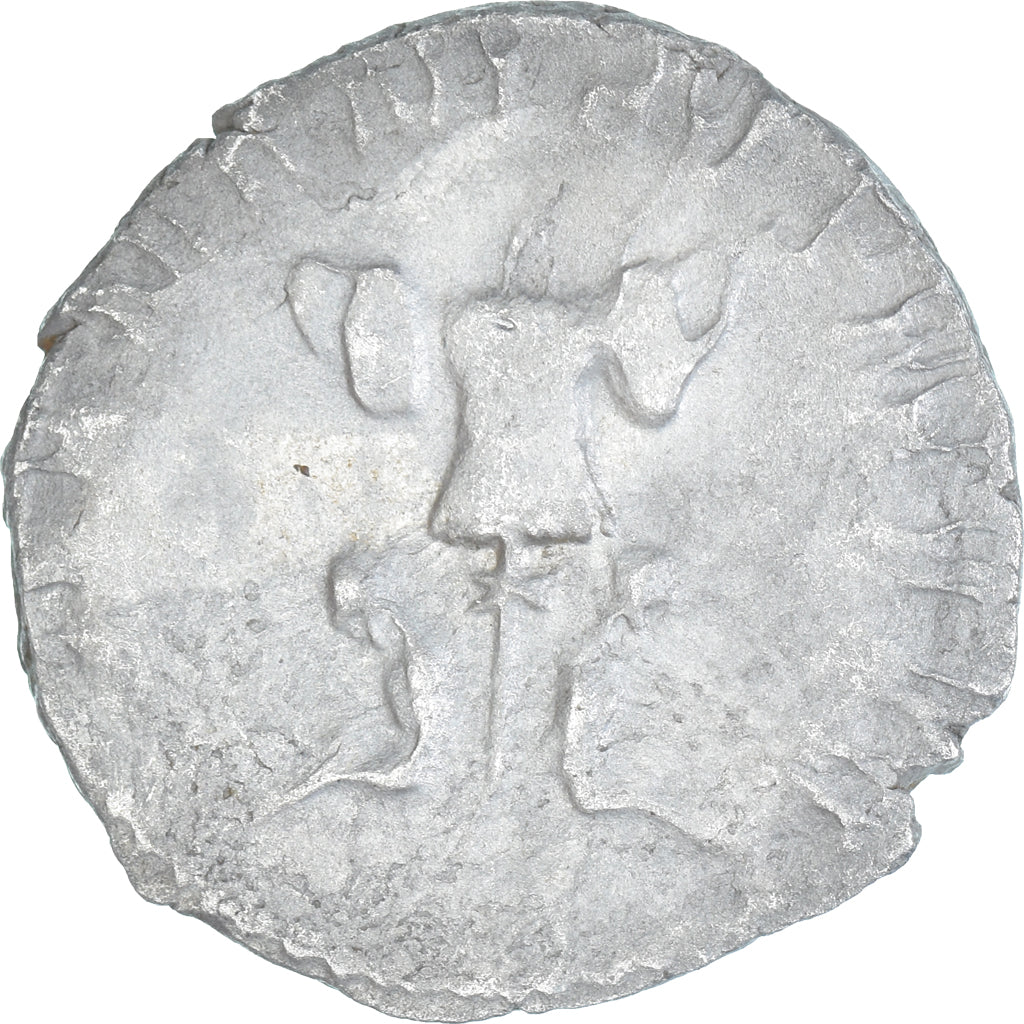 Moneta, Gallienus, Antoninianus, 258-259, Lugdunum, MB+, Biglione, RIC:18f