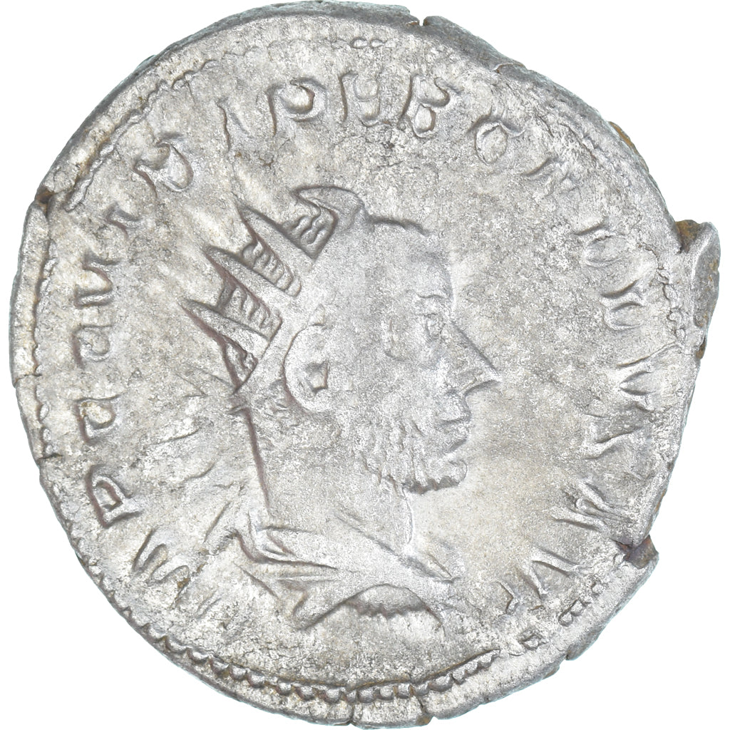 Moneta, Trebonianus Gallus, Antoninianus, 251-253, Mediolanum, MB+, Biglione