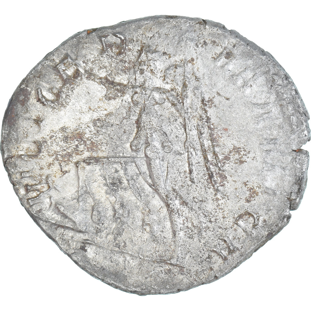 Coin, Gallienus, Antoninianus, 258-259, Lugdunum, VF(30-35), Billon, RIC:44