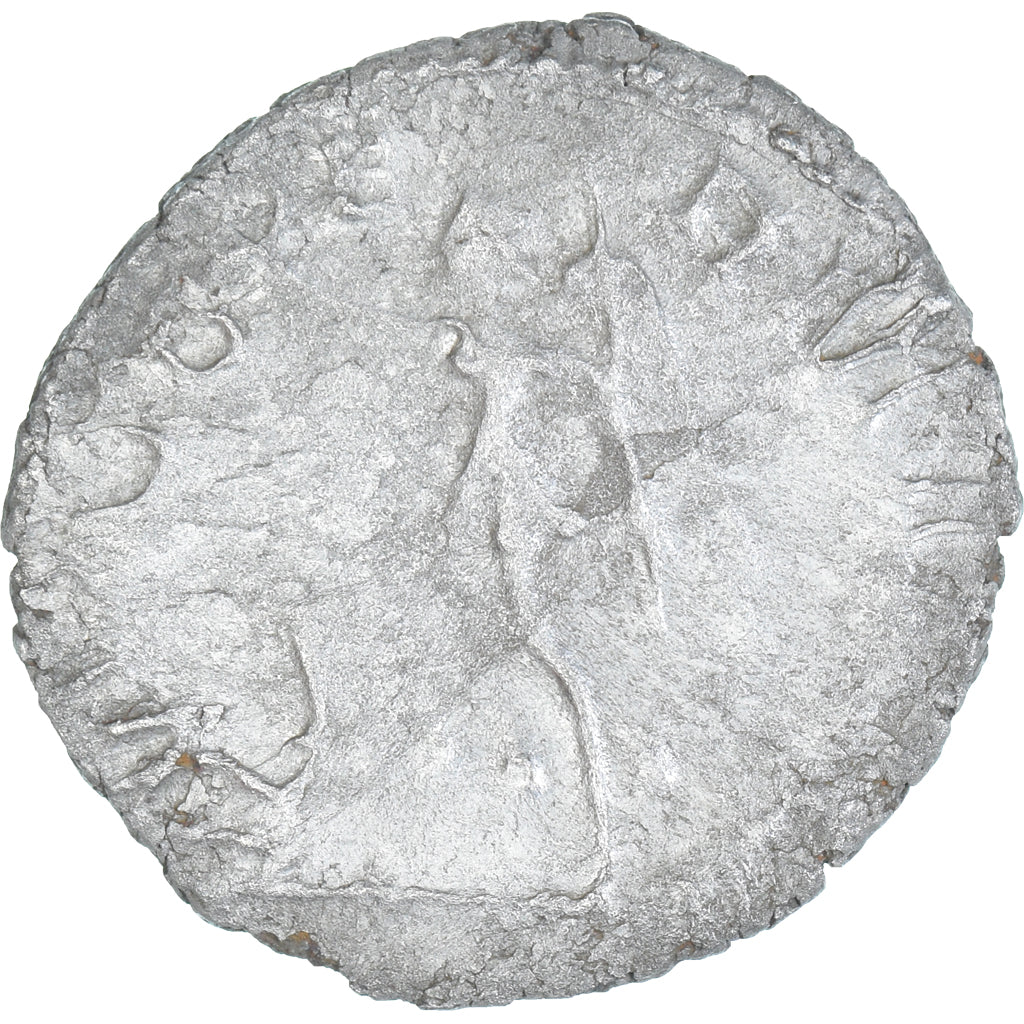 Moneda, Gallienus, Antoninianus, 258-259, Lugdunum, BC+, Vellón, RIC:44