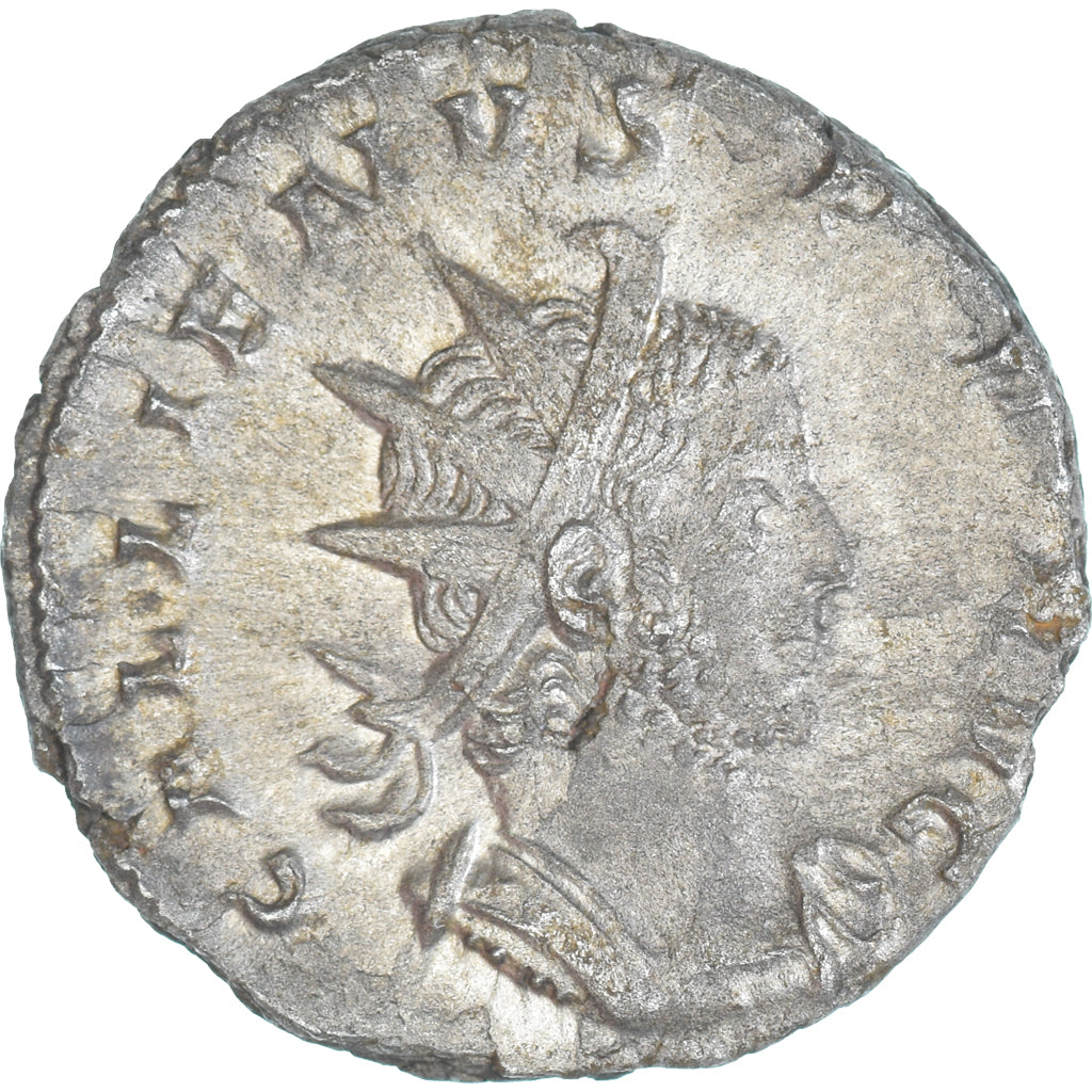 Moneta, Gallienus, Antoninianus, 258-259, Lugdunum, BB+, Biglione, RIC:44