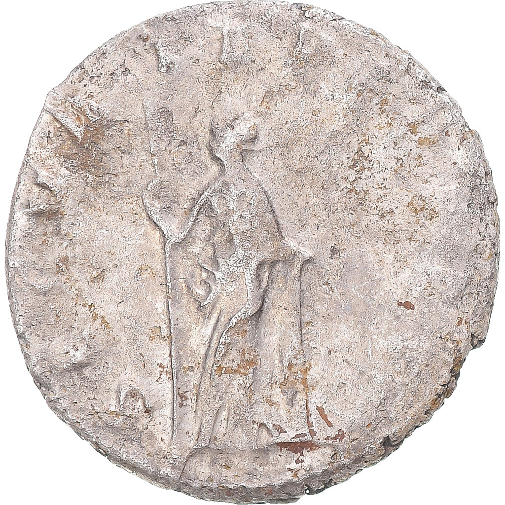 Moneda, Valerian I, Antoninianus, 258, Mediolanum, BC+, Vellón, RIC:256