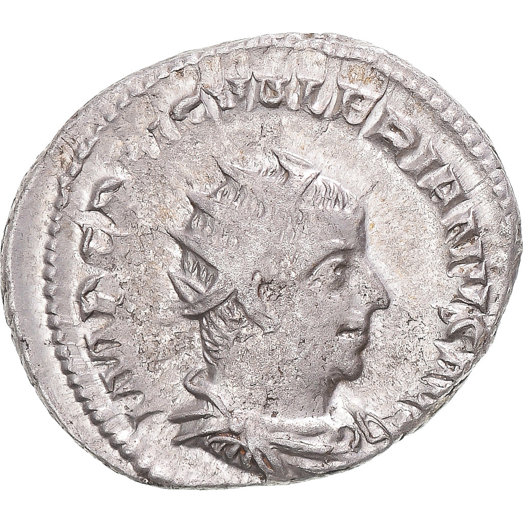 Moneda, Valerian I, Antoninianus, 254, Rome, BC+, Vellón, RIC:125