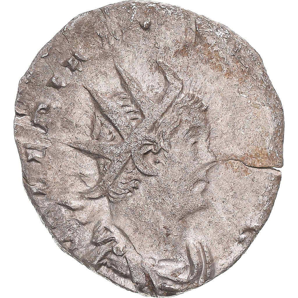Moneda, Valerian I, Antoninianus, 258, Lugdunum, BC+, Vellón, RIC:5
