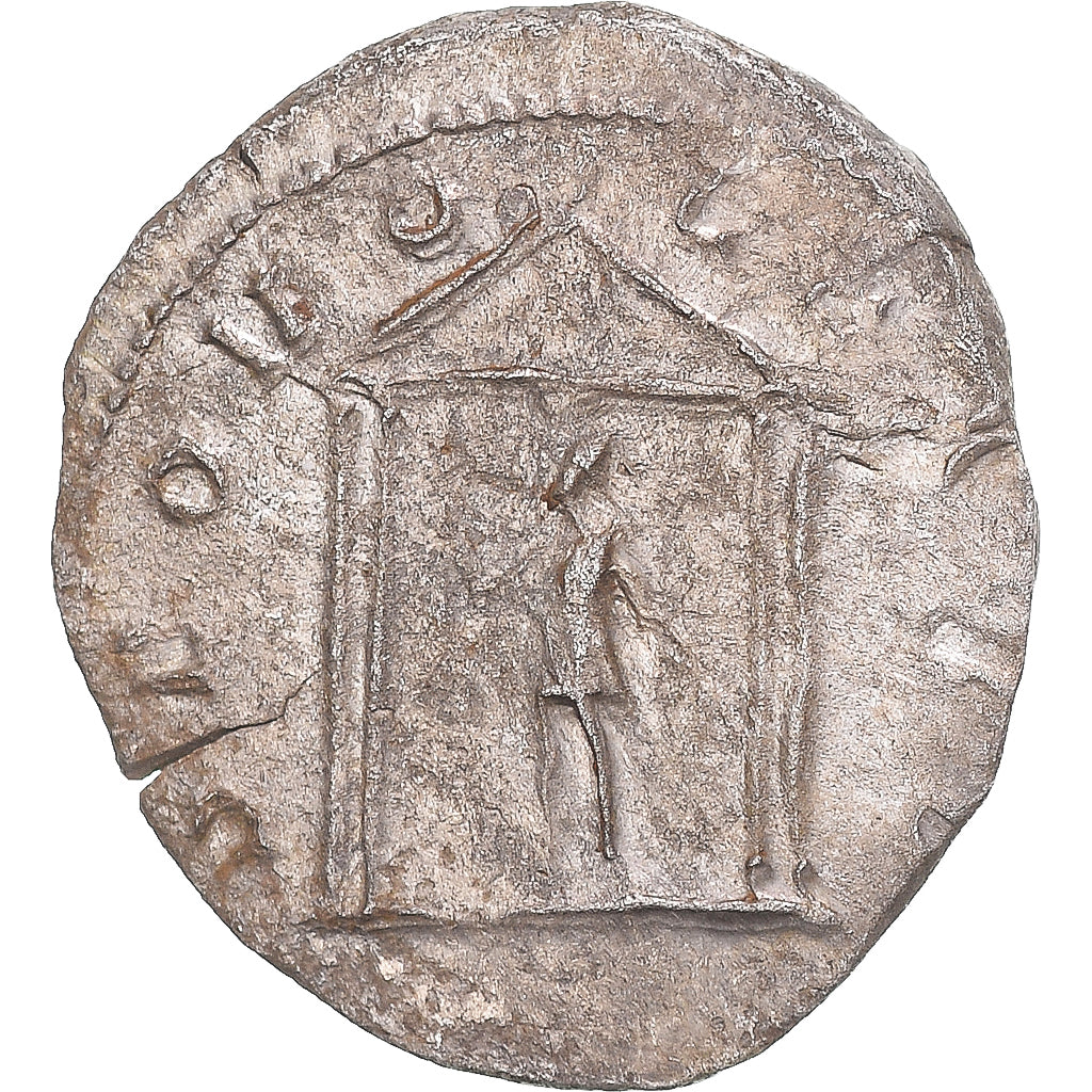 Moneda, Valerian I, Antoninianus, 258, Lugdunum, BC+, Vellón, RIC:5