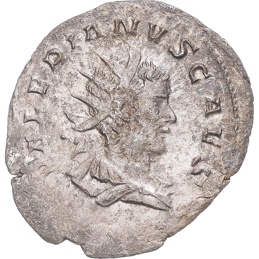 Coin, Valerian II, Antoninianus, 255, Lugdunum, VF(20-25), Billon, RIC:3.