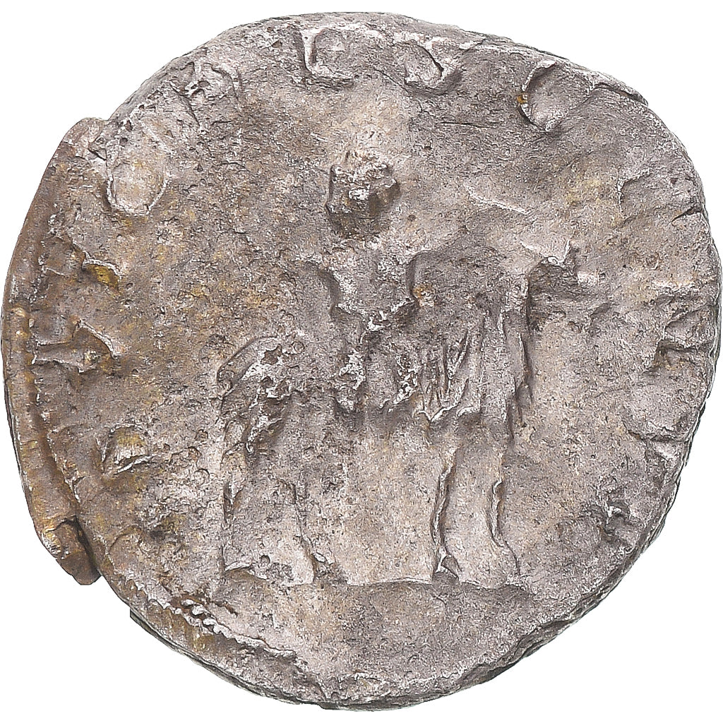 Moneda, Valerian II, Antoninianus, 255, Lugdunum, BC+, Vellón, RIC:3