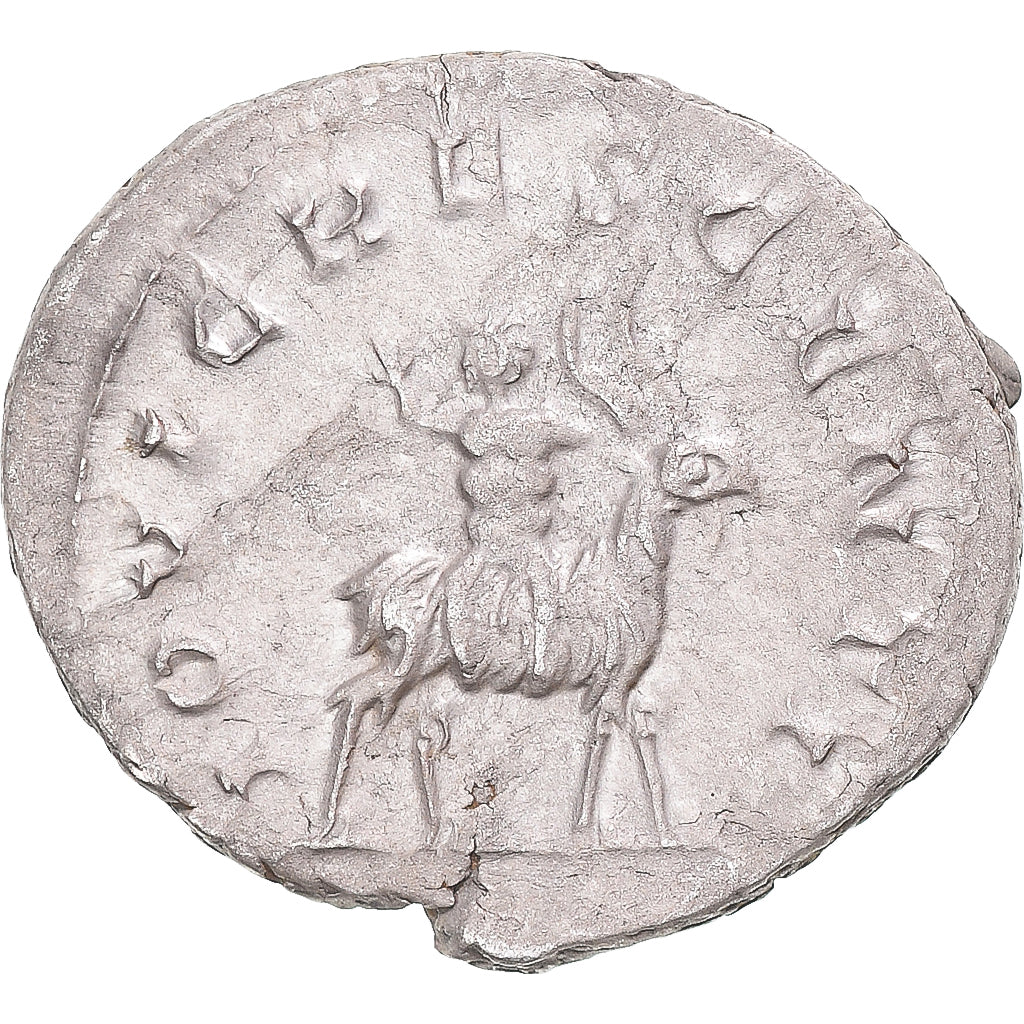 Moneda, Valerian II, Antoninianus, 255, Lugdunum, MBC+, Vellón, RIC:3
