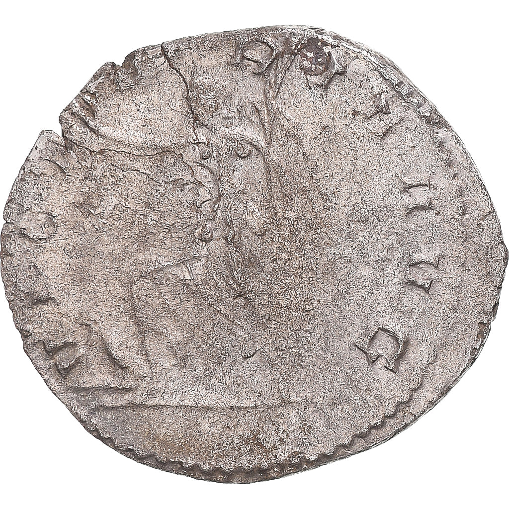Moneta, Postumus, Antoninianus, 260-269, Lugdunum, MB+, Biglione, RIC:89