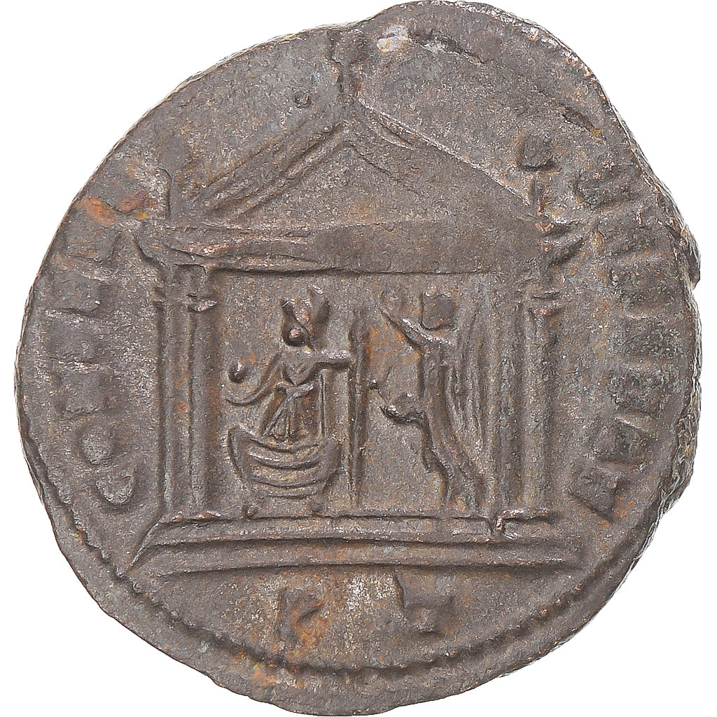 Coin, Maxentius, Follis, 308-310, Ticinum, AU(55-58), Bronze, RIC:108