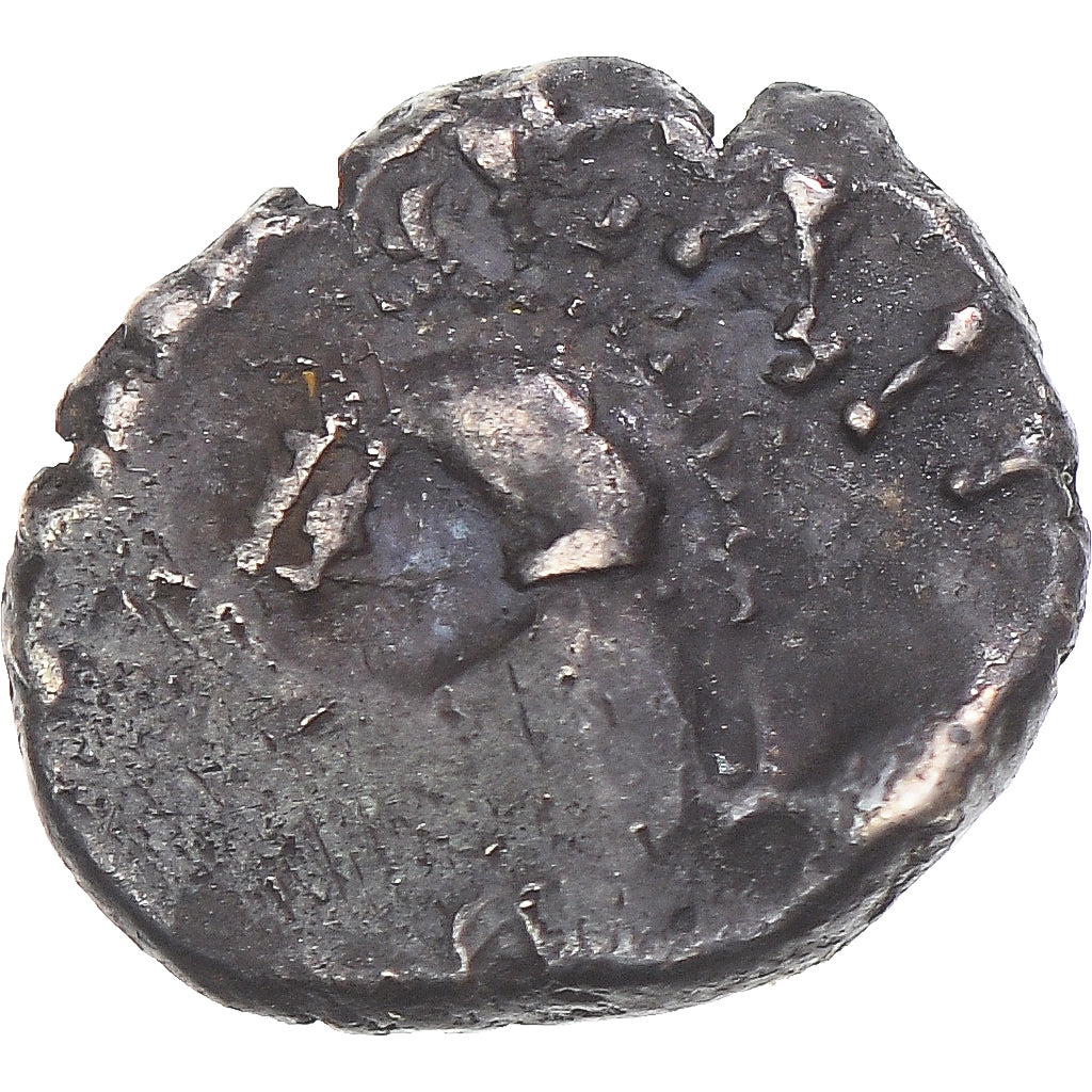 Coin, Leuci, Denier SOLIMA/COLIMA, 60-40 BC, VF(30-35), Silver, Latour:9020