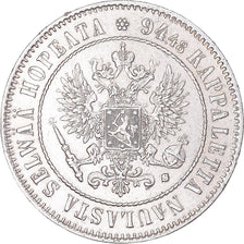 Moneta, Finlandia, Nicholas II, Markka, 1915, Helsinki, SPL-, Argento, KM:3.2