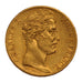 FRANCE, Charles X, 20 Francs, 1825, Paris, KM #726.1, AU(50-53), Gold, Gadoury..