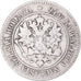 Coin, Finland, Alexander II, Markka, 1865, Helsinki, VG(8-10), Silver, KM:3.1