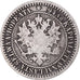 Monnaie, Finlande, Alexander II, Markka, 1865, Helsinki, B, Argent, KM:3.1