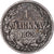 Moneda, Finlandia, Alexander II, Markka, 1865, Helsinki, BC, Plata, KM:3.1