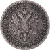 Coin, Finland, Alexander II, Markka, 1865, Helsinki, VF(20-25), Silver, KM:3.1
