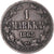 Coin, Finland, Alexander II, Markka, 1865, Helsinki, VF(20-25), Silver, KM:3.1