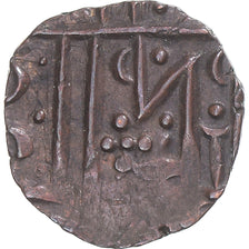 Coin, Bhutan, 1/2 Rupee, Deb, 1835, EF(40-45), Copper Or Brass, KM:14