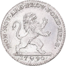 Moeda, Bélgica, Florin, 1790, Brussels, Etats de Belgique Unis, AU(55-58)