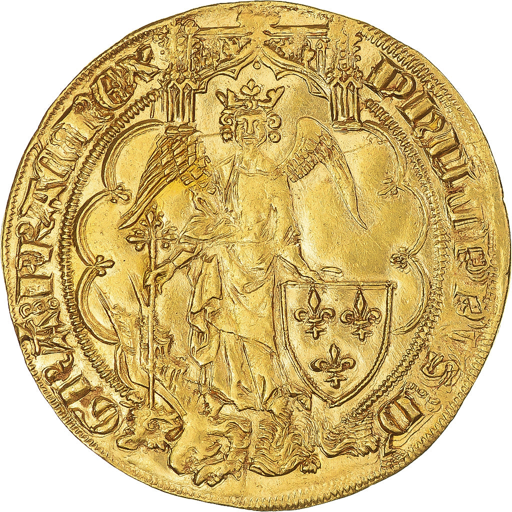 France, Philippe VI, Ange d'Or, 1341, 1st emission, Or, SUP+, Duplessy:255
