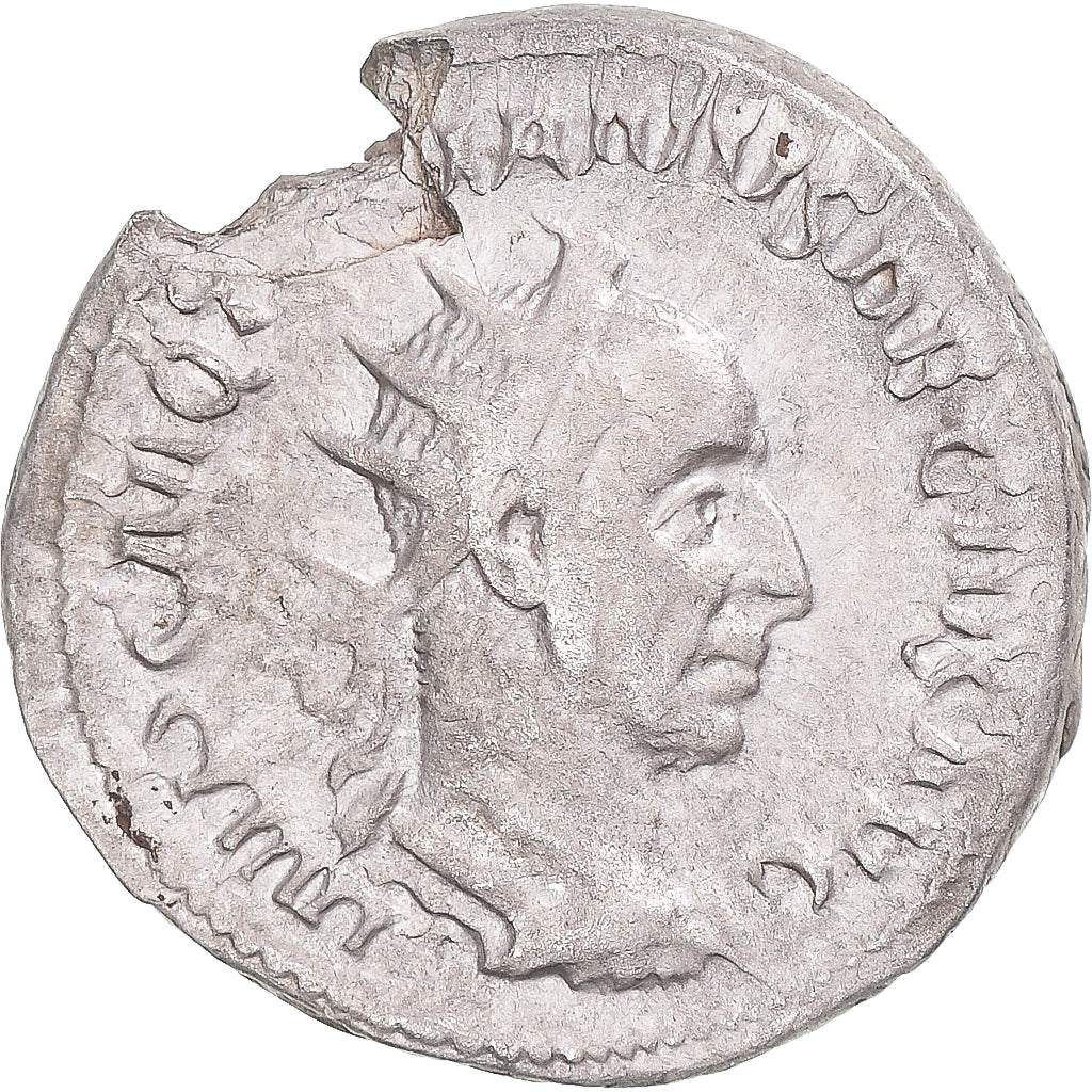 Moneda, Trajan Decius, Antoninianus, 249-251, Rome, MBC+, Vellón, RIC:11