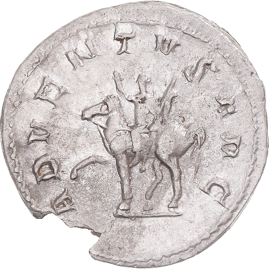 Moneda, Trajan Decius, Antoninianus, 249-251, Rome, MBC+, Vellón, RIC:11