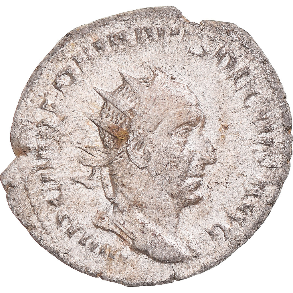 Moneda, Trajan Decius, Antoninianus, 249-251, Imitation, BC+, Vellón, RIC:10b