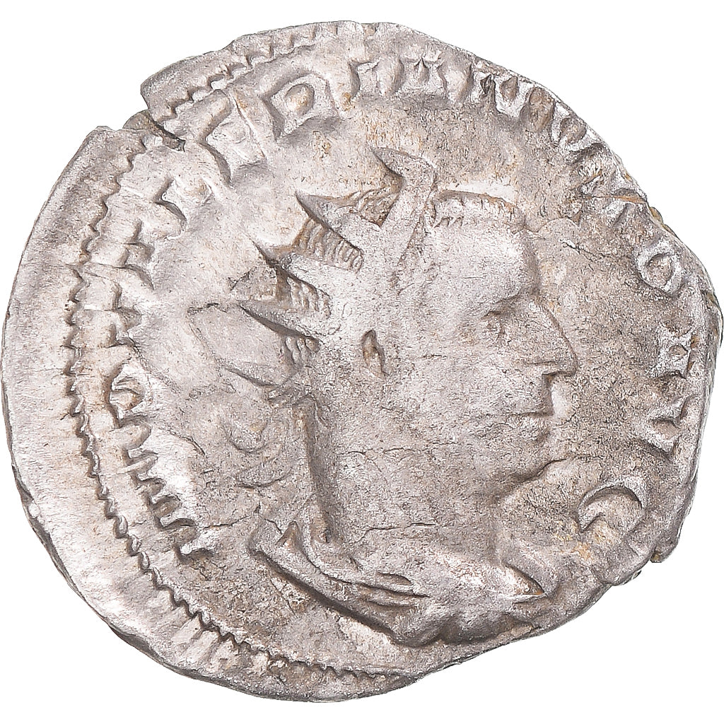 Moneda, Valerian I, Antoninianus, 257, Rome, BC+, Vellón, RIC:259