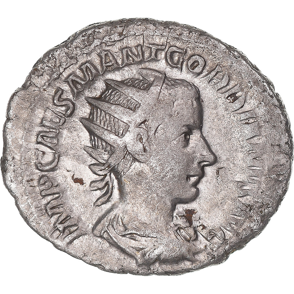 Coin, Gordian III, Antoninianus, 240, Rome, AU(50-53), Billon, RIC:34