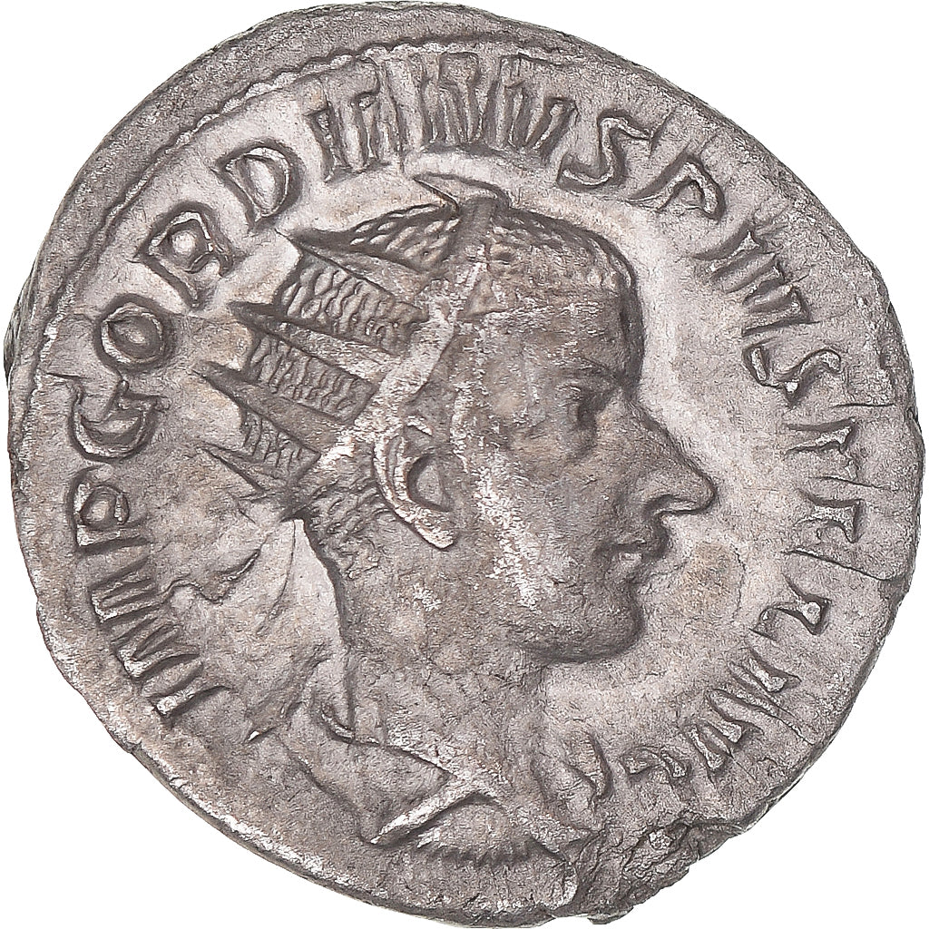 Coin, Gordian III, Antoninianus, 240, Rome, AU(50-53), Billon, RIC:67