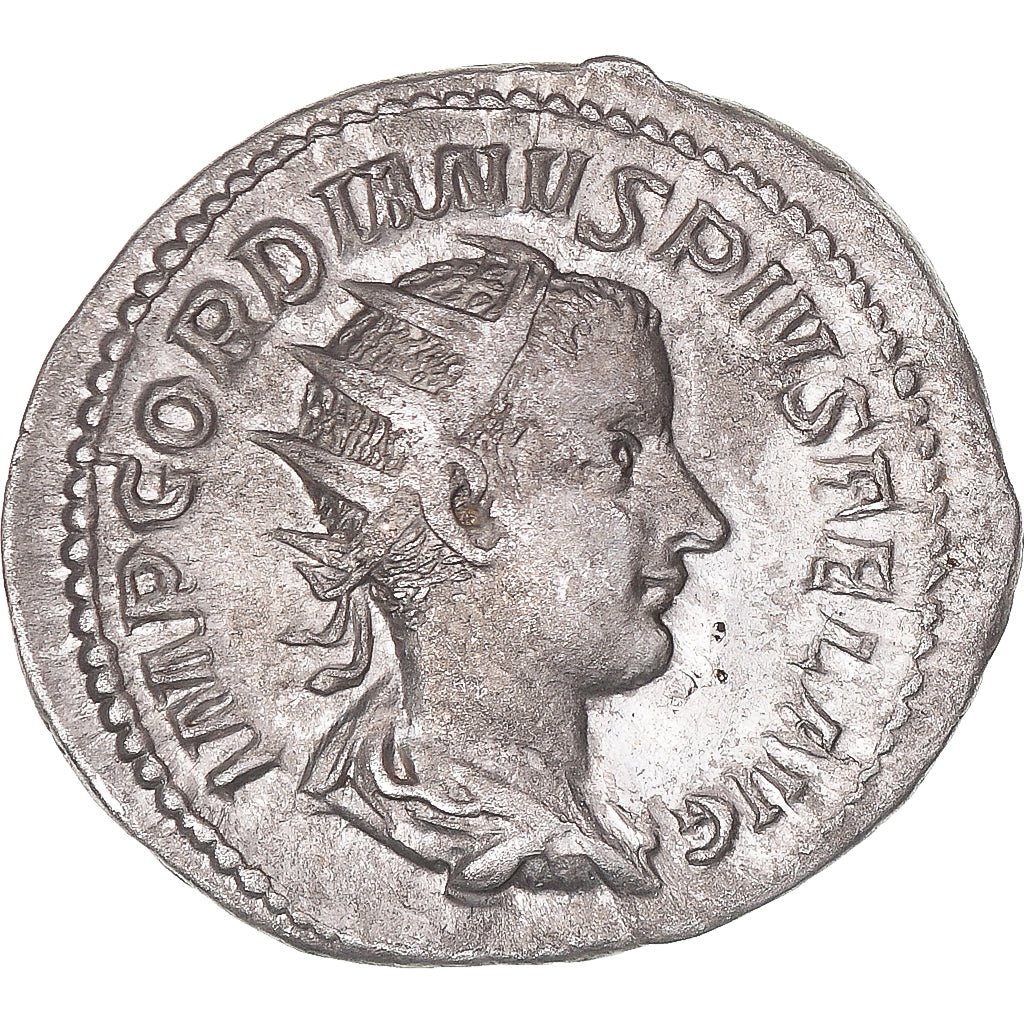 Coin, Gordian III, Antoninianus, 240, Rome, AU(50-53), Billon, RIC:67