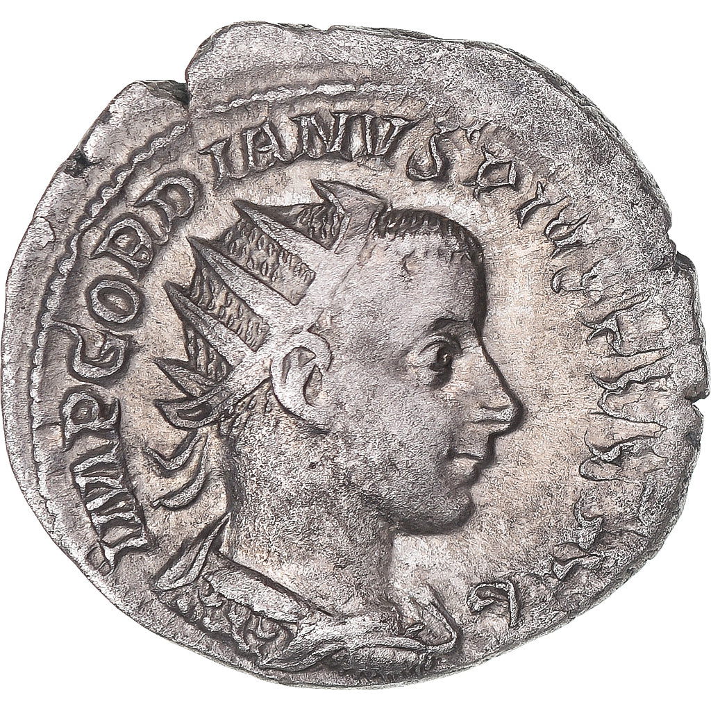 Moeda, Gordian III, Antoninianus, 242-244, Antioch, AU(50-53), Lingote, RIC:213