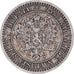 Moeda, Finlândia, Alexander II, Markka, 1866, Helsinki, EF(40-45), Prata