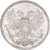 Moneda, Finlandia, Nicholas II, 50 Penniä, 1917, Helsinki, MBC+, Plata, KM:2.2