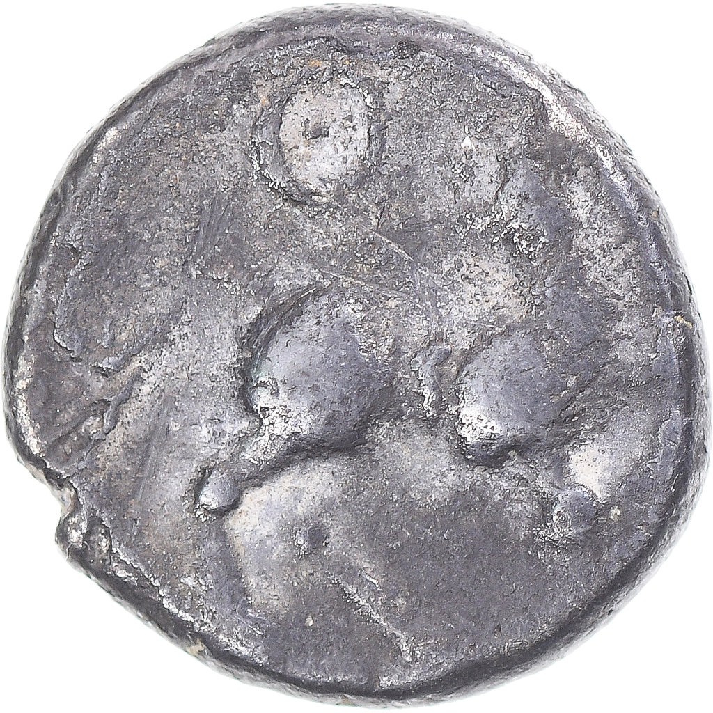 Moneta, Aedui, Denier DOVBNO, 80-50 BC, B+, Argento, Latour:4972