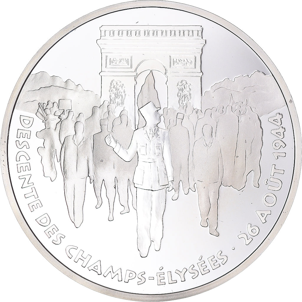 Coin, France, Libération de Paris, 100 Francs, 1994, Paris, MS(64), Silver