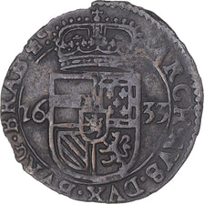 Coin, Spanish Netherlands, duché de Brabant, Philippe IV, Stuiver, 1633