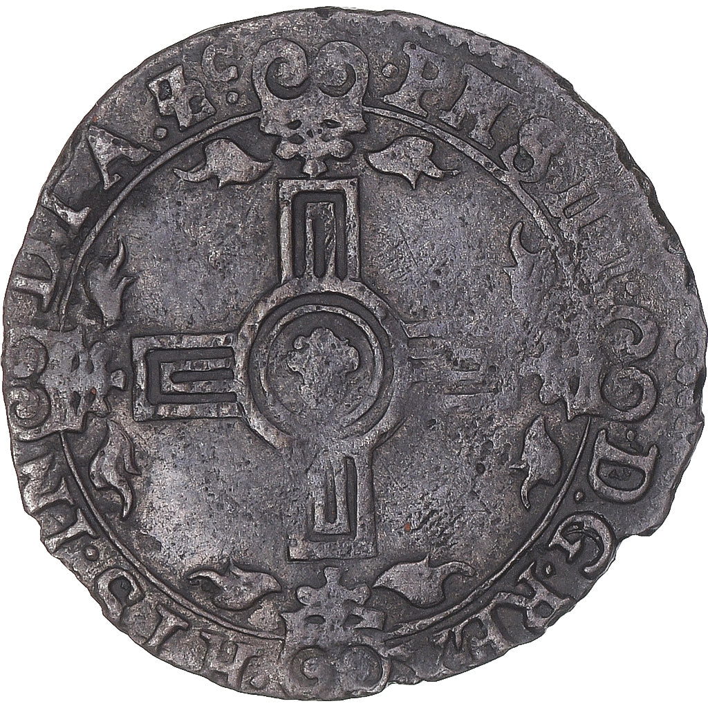 Coin, Spanish Netherlands, duché de Brabant, Philippe IV, Stuiver, 1633