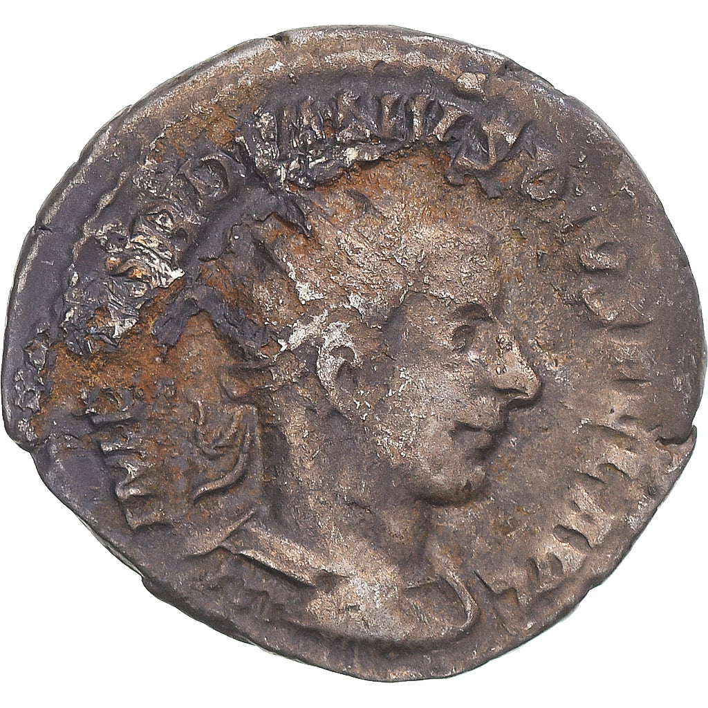 Coin, Gordian III, Antoninianus, 242-244, Rome, F(12-15), Billon, RIC:216