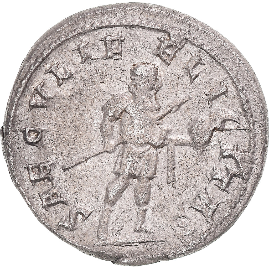 Moneda, Gordian III, Antoninianus, 242-244, Rome, BC+, Vellón, RIC:216