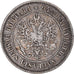 Moneda, Finlandia, Alexander III, Markka, 1890, Helsinki, BC+, Plata, KM:3.2