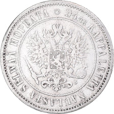 Coin, Finland, Alexander II, Markka, 1874, Helsinki, VF(30-35), Silver, KM:3.2