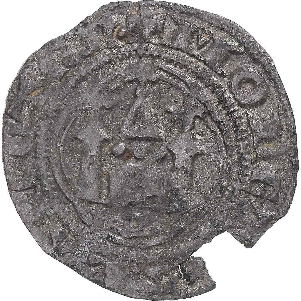Coin, Belgium, Jean III, esterlin au châtel brabançon, 1312-1355, Brussels