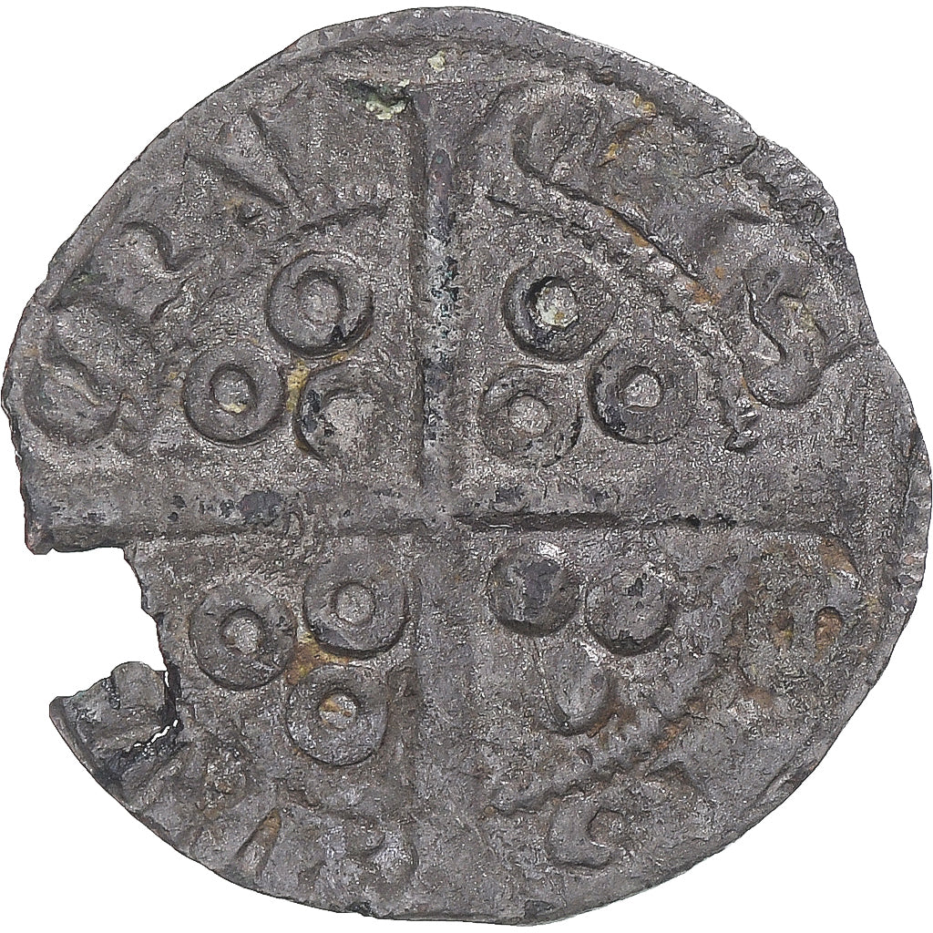 Coin, Belgium, Jean III, esterlin au châtel brabançon, 1312-1355, Brussels