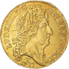 Munten, Frankrijk, Louis XIV, louis d'or au soleil, 1711, Amiens, PR, Goud